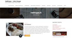 Desktop Screenshot of neblogas.lt